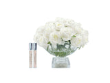 Luxury Ivory White Perfumed Rose Bud Arrangement