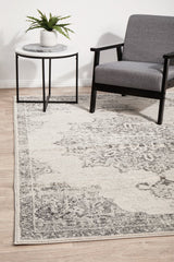 Hilton Silver Floor Rug