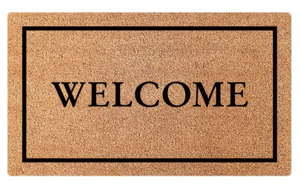 Classic Welcome Embossed Doormat