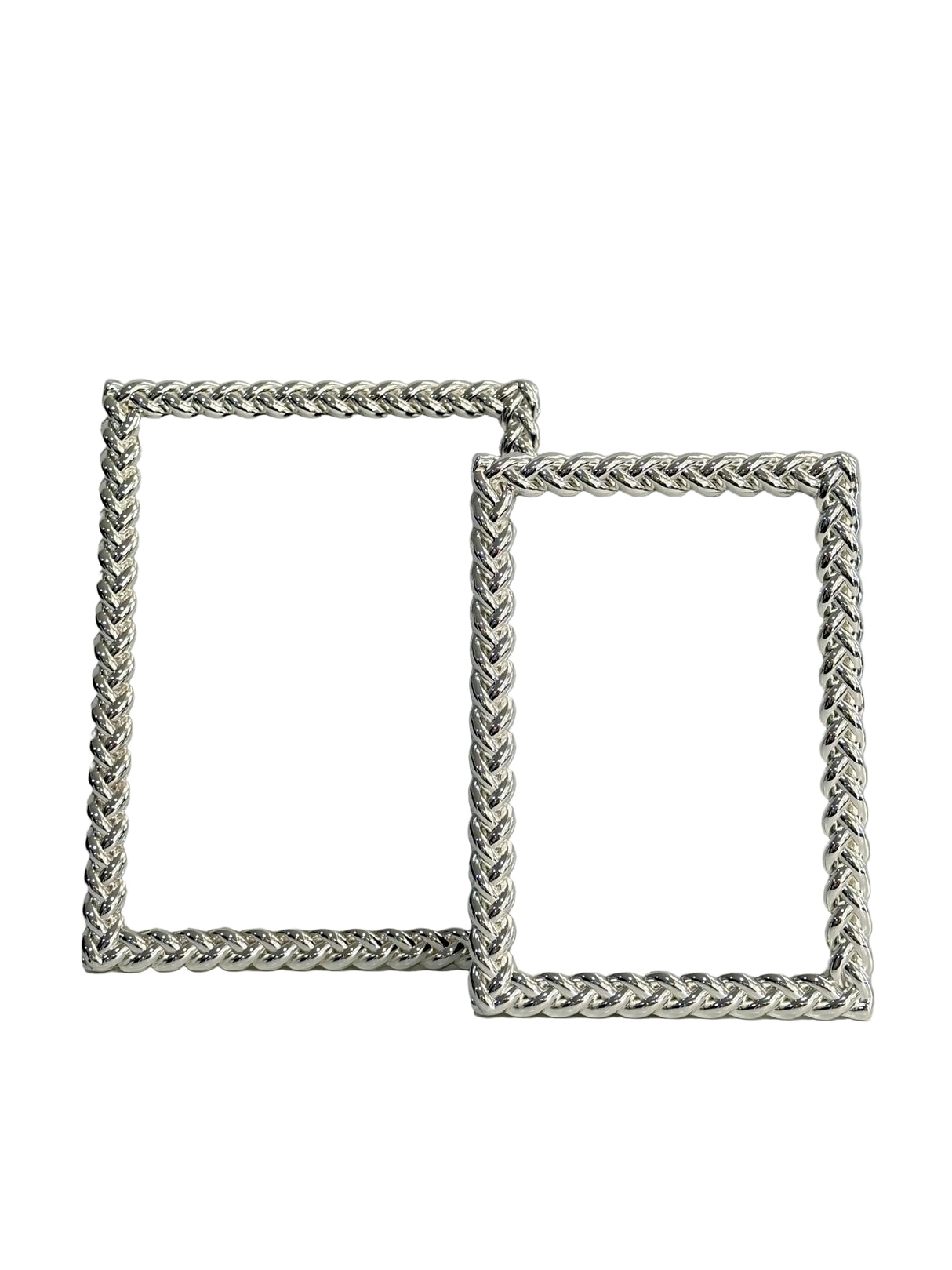 Silver Weave Photo Frame