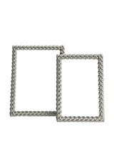 Silver Weave Photo Frame