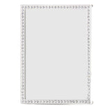 Silver photo frame with 'pure homewares' branding on a white background