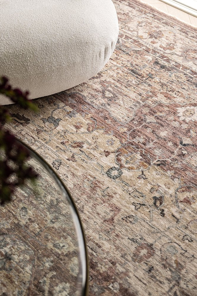 Darren Palmer Heirloom Plum Floor Rug
