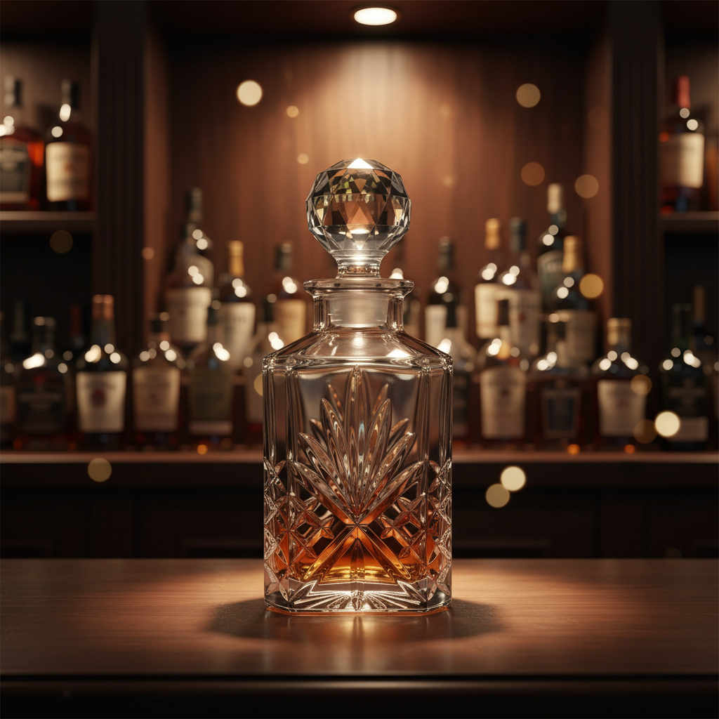 Bohemia Crystal Oxford Square Decanter