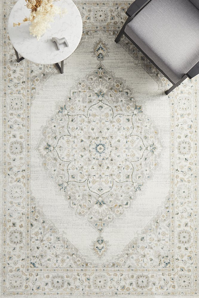 Kensington Rug In Teal & Gold
