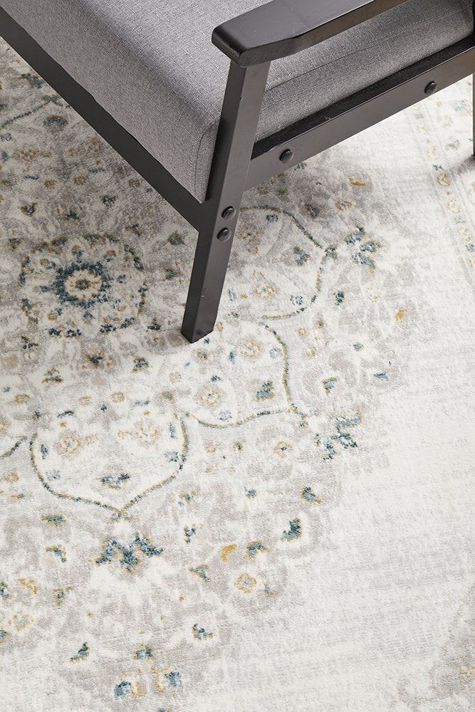 Kensington Rug In Teal & Gold