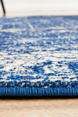 Benson Navy Round Rug