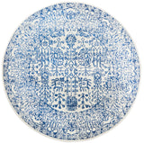 Hamptons Navy Round Rug