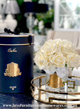 Cote Noirè Grand Ivory Roses With Gold Badge - SECONDS