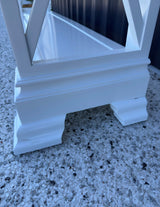 Ex-Display White Bayview Three Drawer Console Hall Table