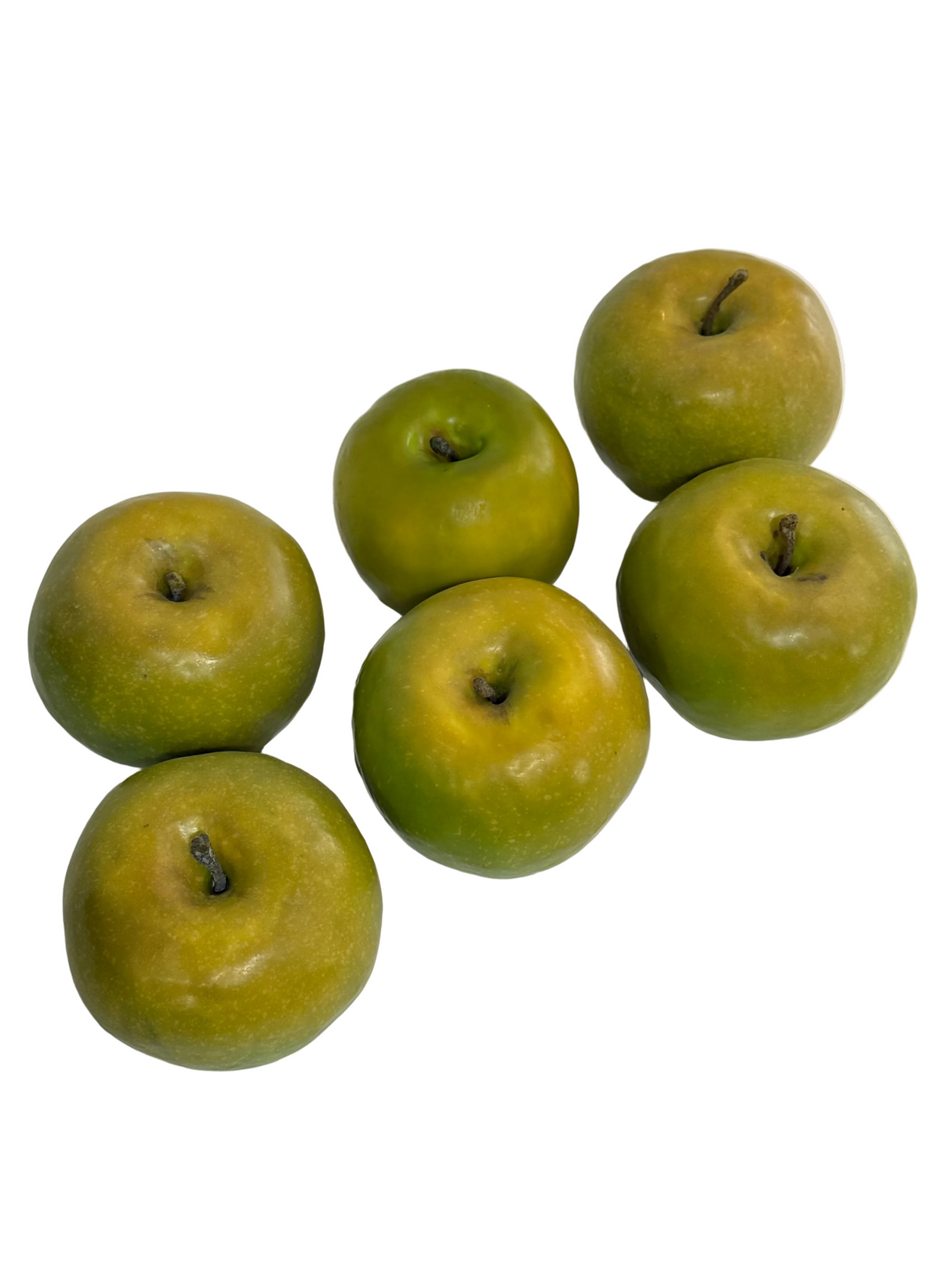 Ex-Display Set Of Six Artificial Green Apples