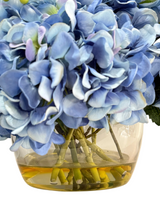 Ex-Display Elegant Hydrangea Berry Bowl In Blue