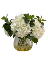 Ex-Display Large White Hydrangea And Berry Mix In Classic Vase