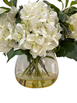 Ex-Display Large White Hydrangea And Berry Mix In Classic Vase