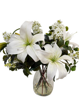 Ex-Display Large White Lily Garden Arrangement