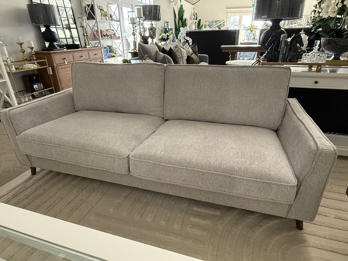 Ex-Display Alexander Three Seater Sofa In Stone Grey