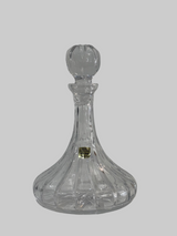 Ex-Display Polish Crystal Cut Ships Medium Decanter