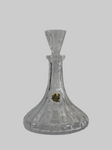 Ex-Display Polish Crystal Cut Ships Small Decanter