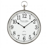 Luxury Wall Clock With White Face In Small - SECONDS