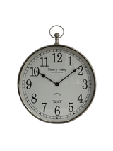 Luxury Wall Clock With White Face In Small - SECONDS
