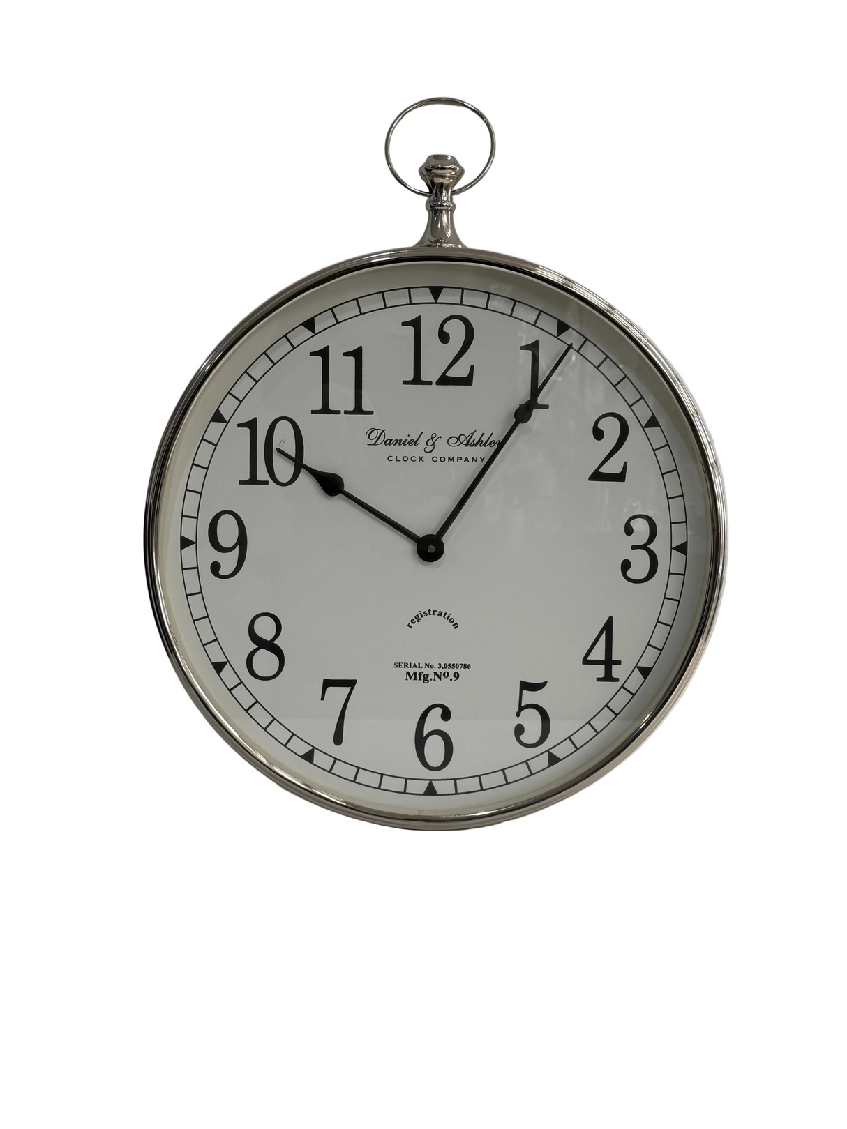 Luxury Wall Clock With White Face In Small - SECONDS