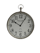 Luxury Wall Clock With White Face In Small - SECONDS