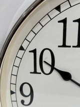 Luxury Wall Clock With White Face In Small - SECONDS