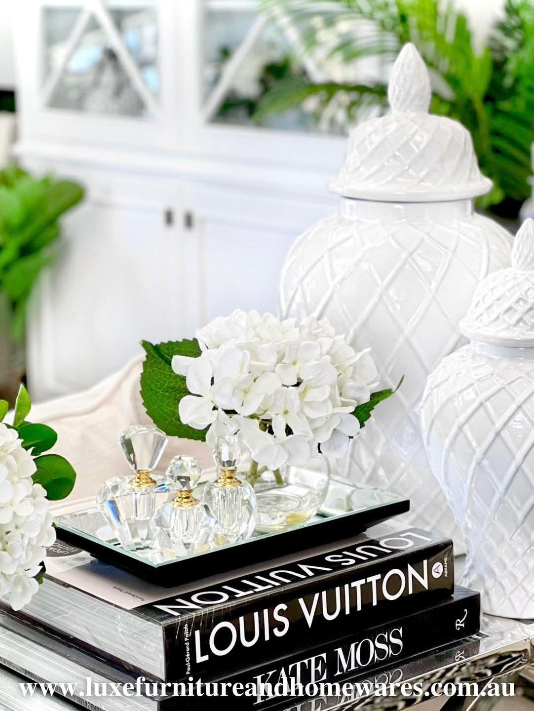 Small Lush Silver Deep Mirror Rectangular Tray