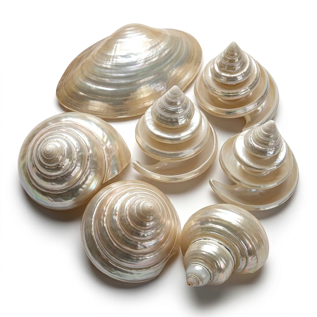 Mixed Set of Pearl Sea Shells
