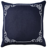 Navy and White Hamilton Cushion