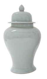 Large Duck Egg Blue Ginger Jar