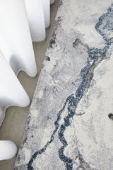 Crystal Blue Floor Rug