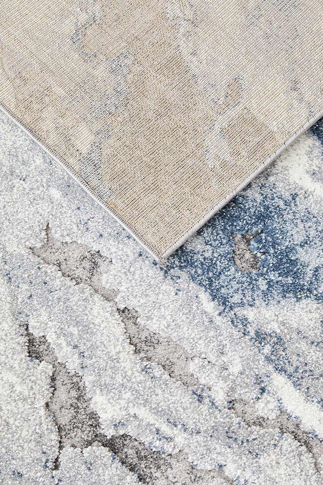Crystal Blue Floor Rug