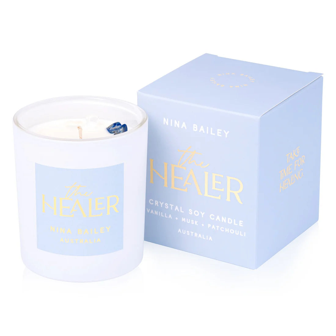The Healer Crystal Candle