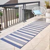 Oasis Blue & White Outdoor Runner