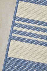 Oasis Blue & White Outdoor Runner