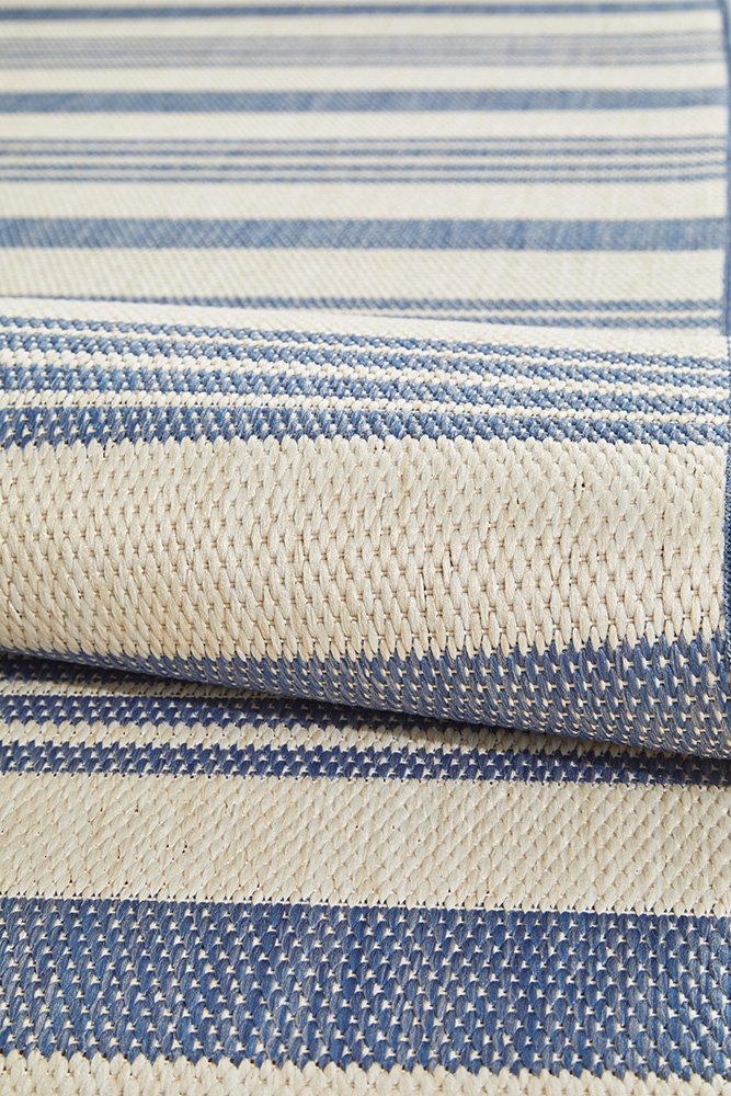Oasis Blue & White Outdoor Runner