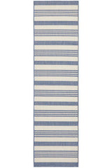 Oasis Blue & White Outdoor Runner