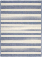 Oasis Blue & White Outdoor Floor Rug