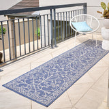 Haven Blue & White Outdoor Runner