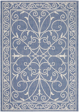 Haven Blue & White Outdoor Floor Rug
