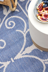 Haven Blue & White Outdoor Floor Rug