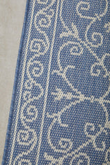 Haven Blue & White Outdoor Floor Rug
