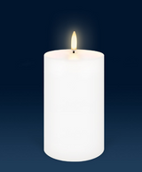 White Outdoor Medium Flameless Candle