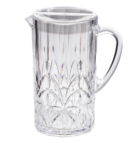 Acrylic Crystal Cut Pitcher
