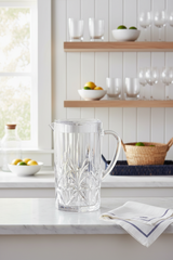 Acrylic Crystal Cut Pitcher