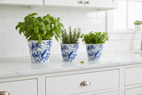 Set Of Three Provence Round Pots