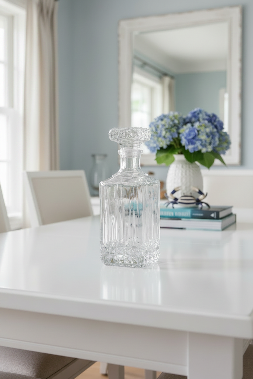 Ex-Display Cristal d'Arques Tuilleries Villandry Heavy Crystal Square Decanter