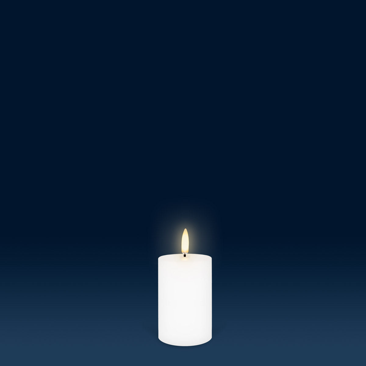 Nordic White Flameless Candle - Tall Votive
