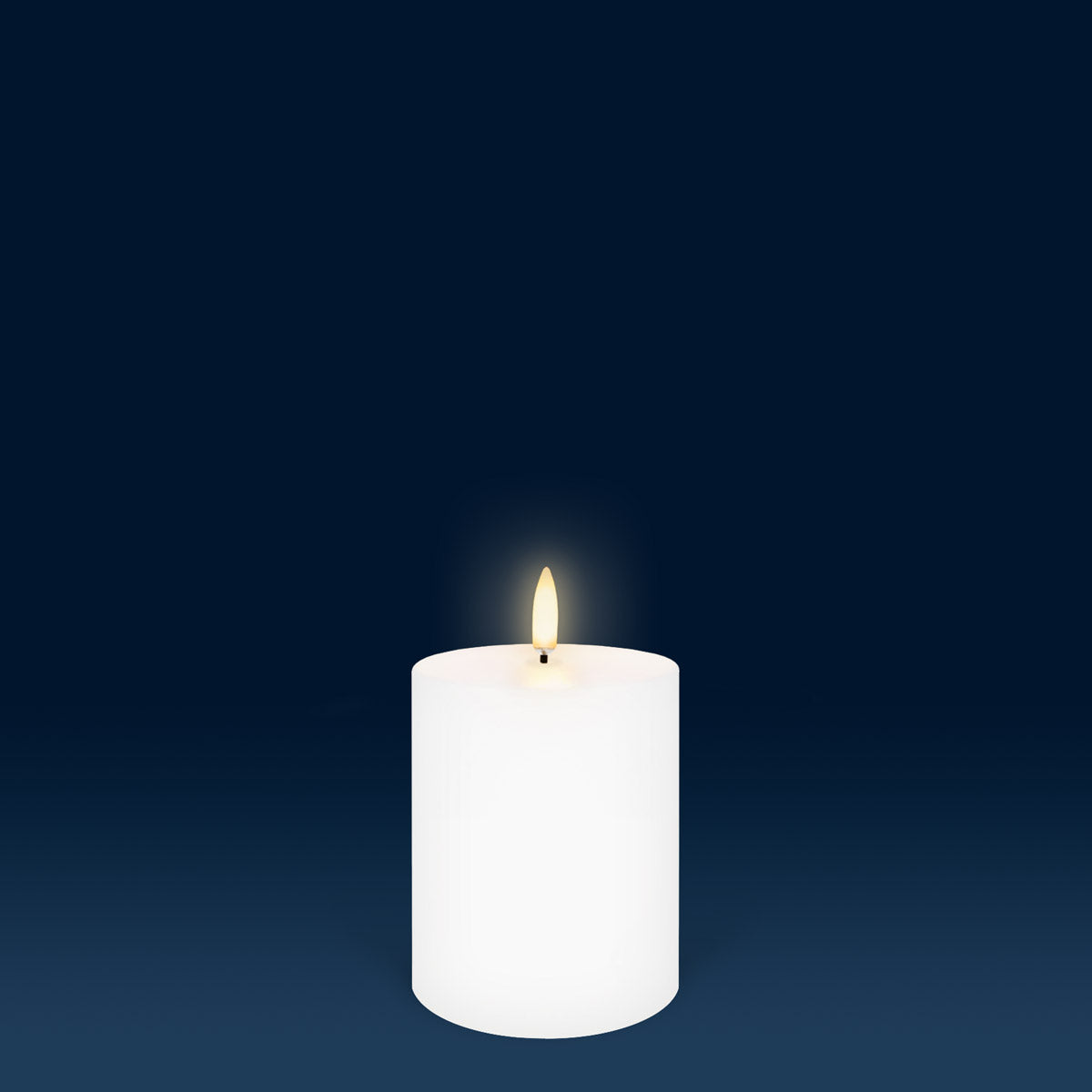 Nordic White Flameless Candle - Small